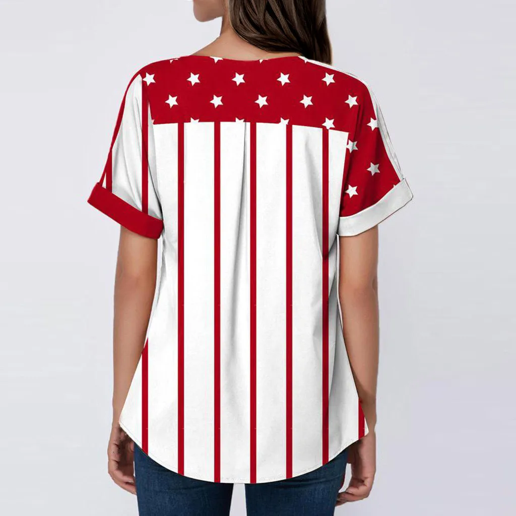 Женская блузка большого размера элегантная однотонная с v-образным вырезом топ