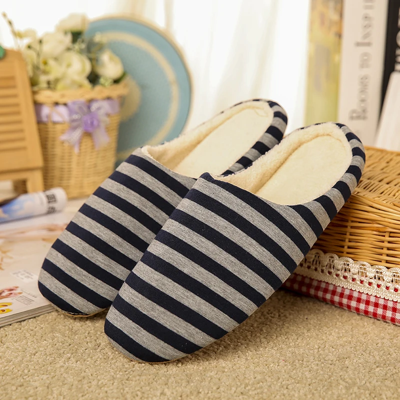

2019 Woman Slippers Indoor Home Slipper Soft Warm Plush Shoes Men Woman Slippers Couples Shoes Non-Slip Floor Footwear Zapatos