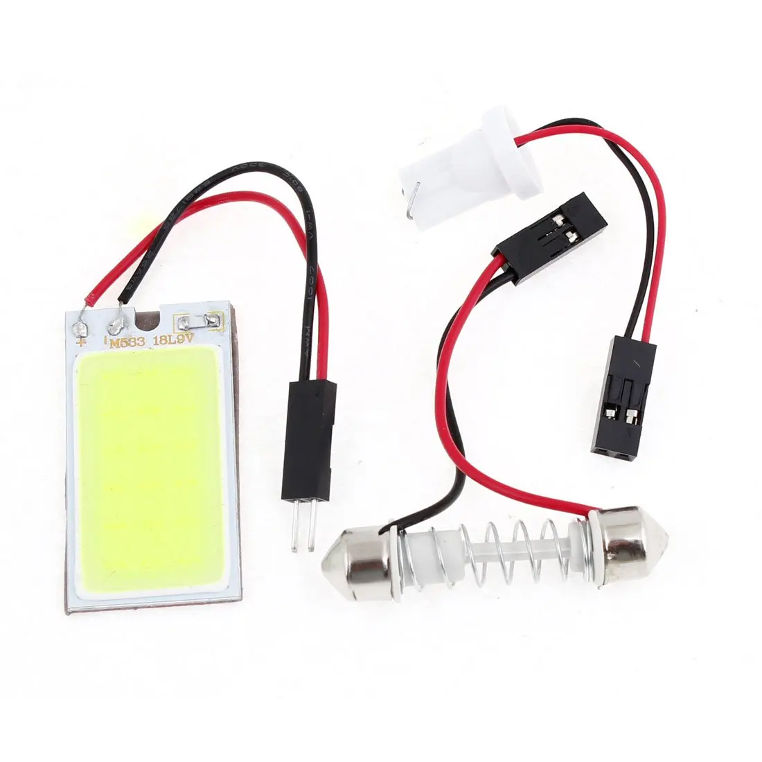 DC 12V Авто супер яркий белый 18 COB светодиодный светильник лампочка панель+ T10 фестон-адаптер
