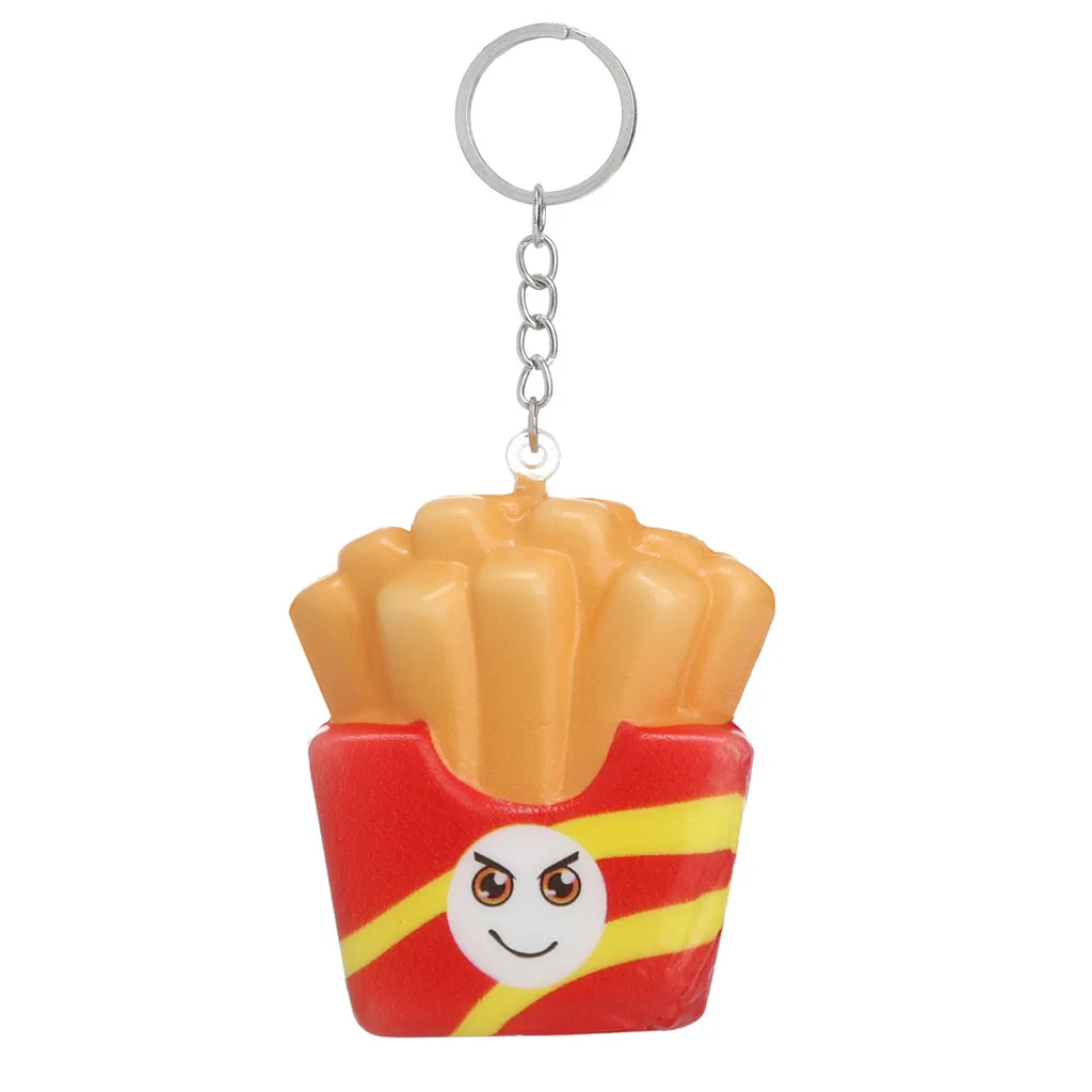 Новинка 2019 стильные сжималки милые Мультяшные чипсы в виде картошки фри медленно Восстанавливающий форму