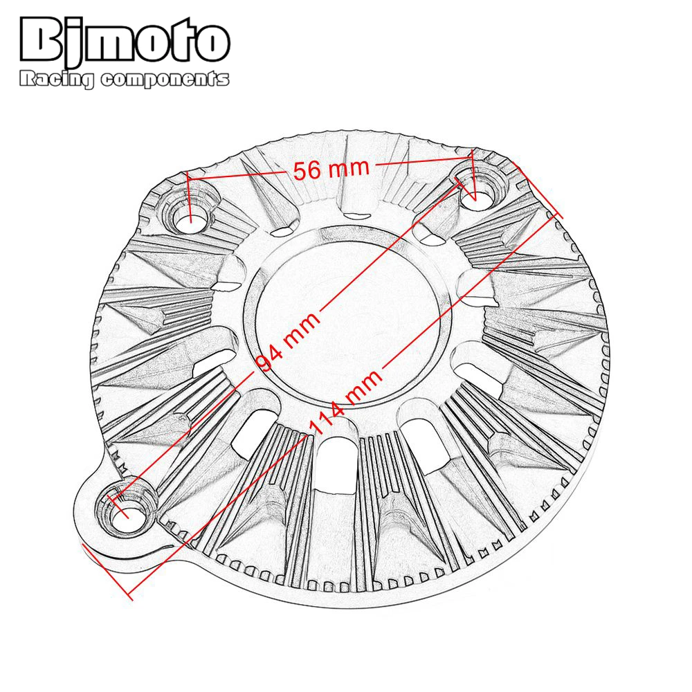 Bjmoto CNC Z 900 мотоциклы для Z900 2017 - 2020 алюминиевый защитный чехол двигателя Защитный