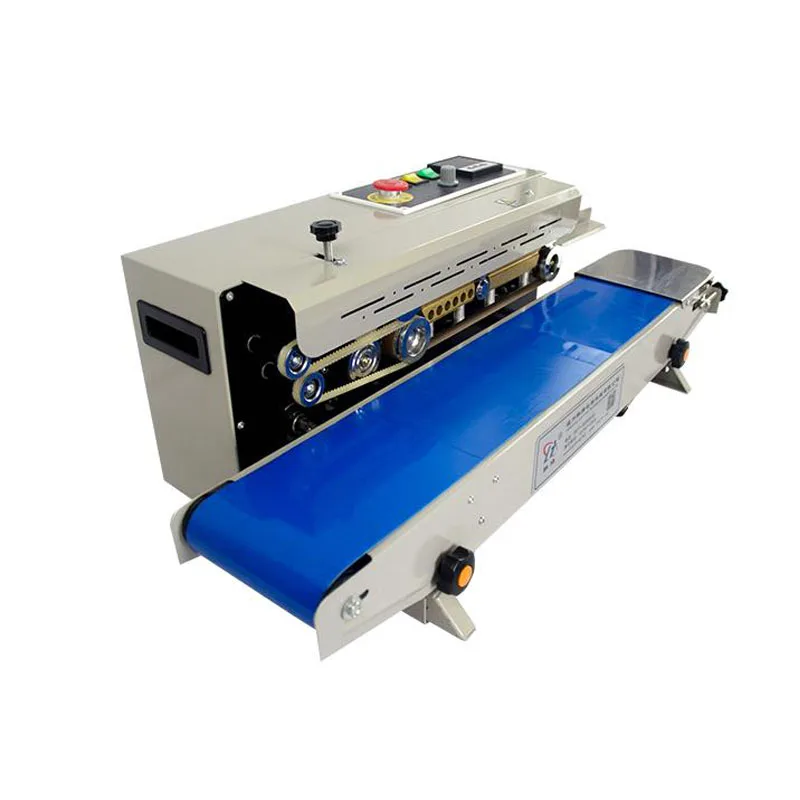Continuous Film Sealing Machine Plastic Bag Sealer Auto PVC Horizontal Heating Packing FR-770 | Обустройство дома