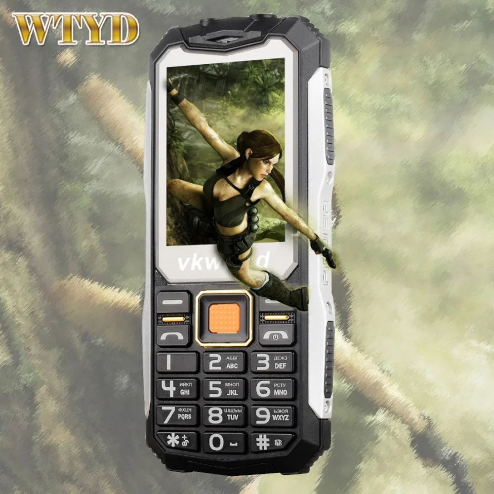 VKworld Stone V3S английская Русская клавиатура 2 4 дюймов водонепроницаемый