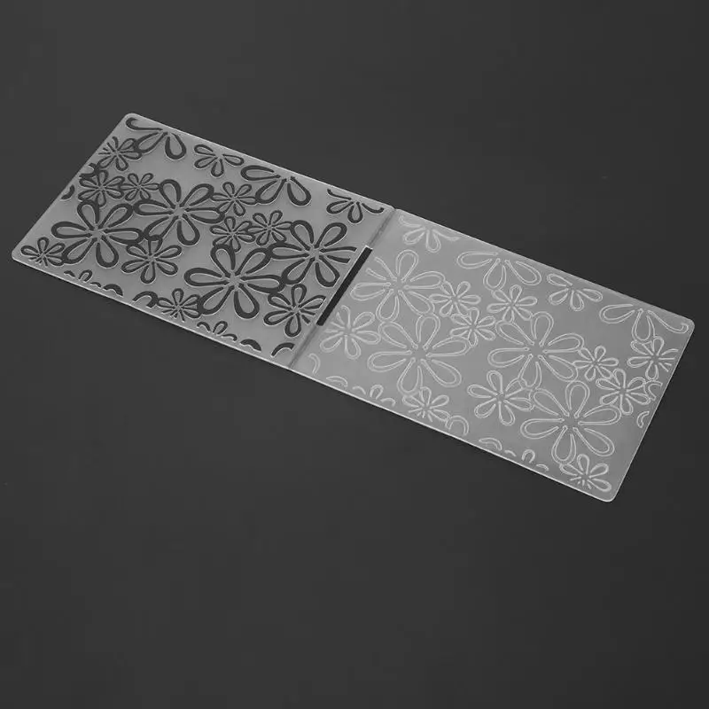 1 шт. пластиковая папка для тиснения, гофрированные цветы, листья, пластиковый трафарет для скрапбукинга, фотоальбом, карта, тиснение, вырубные штампы