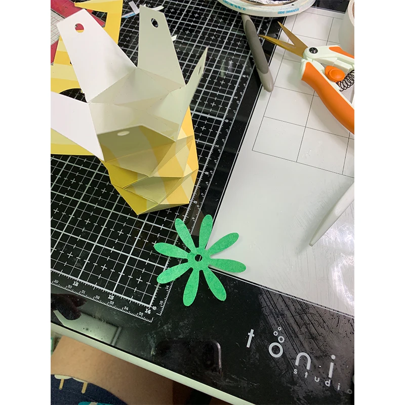 Ананас 3D подарочная коробка металлические режущие штампы трафареты для DIY