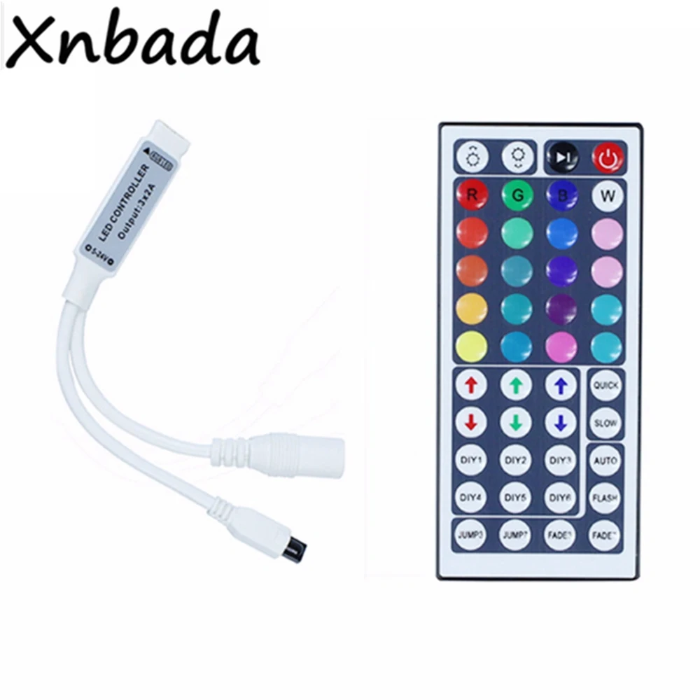 Мини RGB светодиодный контроллер с 44 клавишами IR Remote Led для 3528 5050 светодиодная