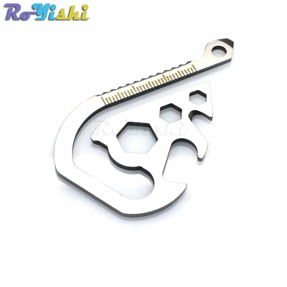 1pcs Stainless Steel Multifunction Saw Bottle Opener Belt Six Angle Wrench | Дом и сад