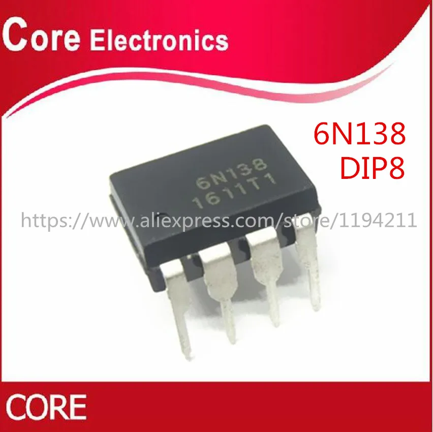50 шт. 6N138 DIP8 DIP-8 DIP муфта новая | Электронные компоненты и принадлежности