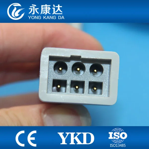GE медицинский 6pin ЭКГ монитор пациента магистральный кабель для Ана/IEC 3 leadwires с CE &