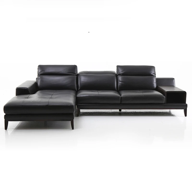 Диван секционный из натуральной коровьей кожи модная мебель для гостиной
