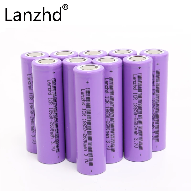1 10 шт. 5C Power battery 18650 литиевые 2600mah Li lon 3 7 V Аккумулятор для электрических