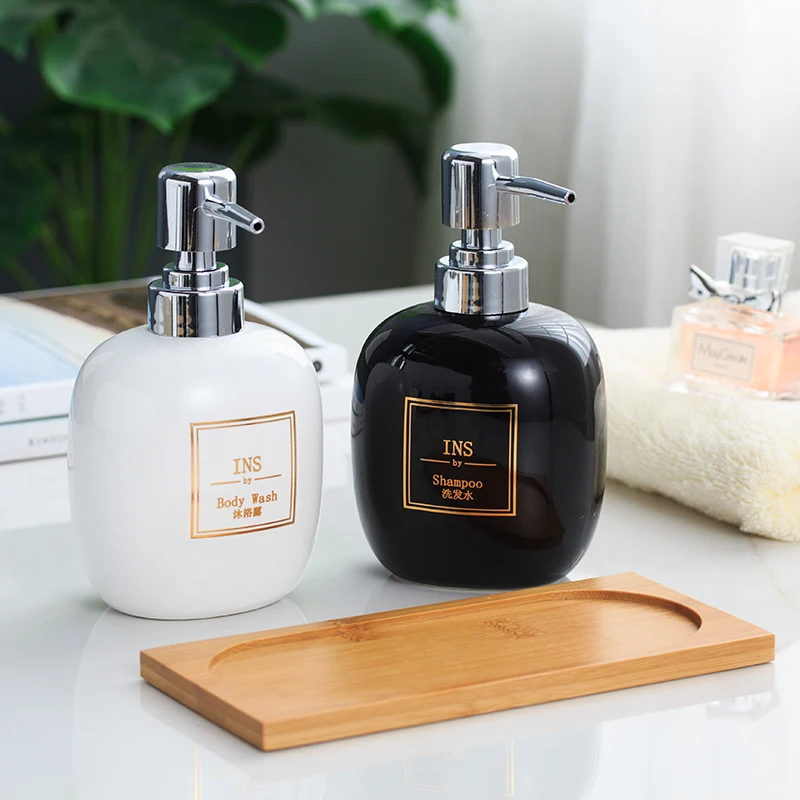 Северная Европа бутылка Creramics диспенсер для мыла набор Bathtoom аксессуары рук | Дом и