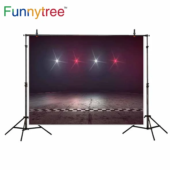 Фотофон Funnytree для фотостудии гоночный Спорт финишная линия дорога фон фотосъемки