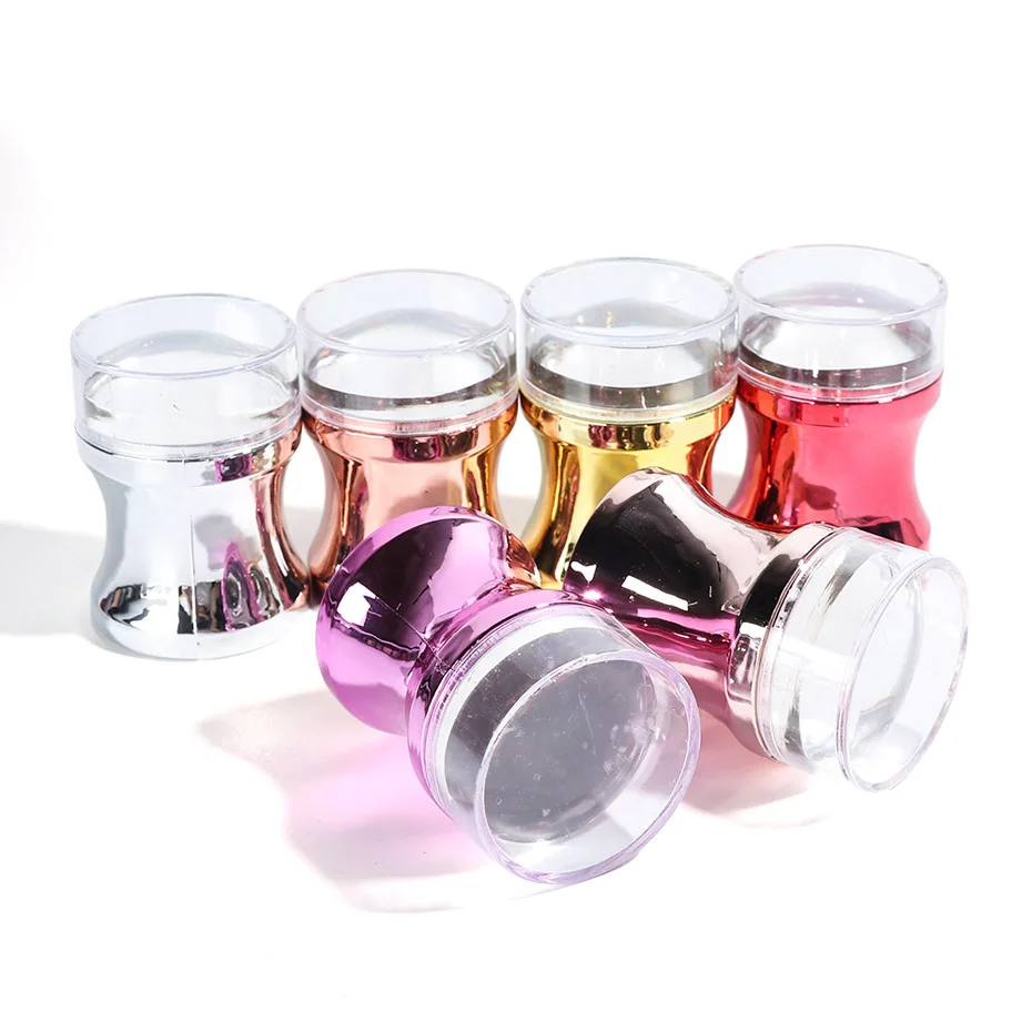 3 шт. наборСиликоновый штамп для ногтей металлическая ручка скребок иштамп