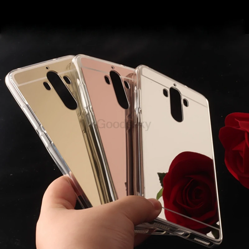 Mate 10 чехол s ультра тонкий роскошный блестящий зеркальный силиконовый чехол для huawei mate 10 Lite Pro mate 9 8 7 мягкая прозрачная задняя крышка из ТПУ