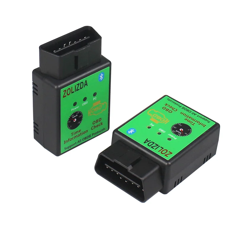 ZOLIZDA Бесплатная доставка V1.5 V2.1 ELM327 OBD2 считыватель кодов инструмент сканирования