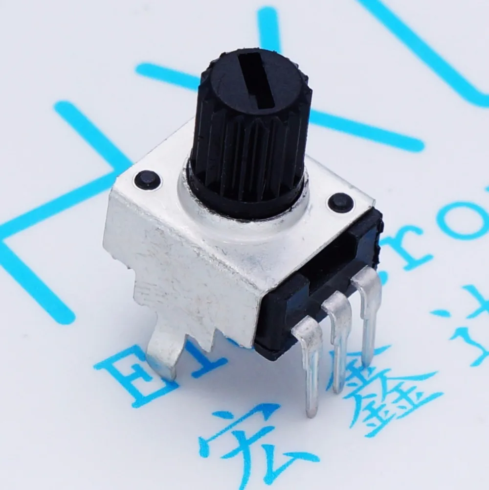 100 шт./лот короткая ручка 7 5 мм RV09 потенциометр изгиб ноги/вертикальная 10K 50K WH09 B103