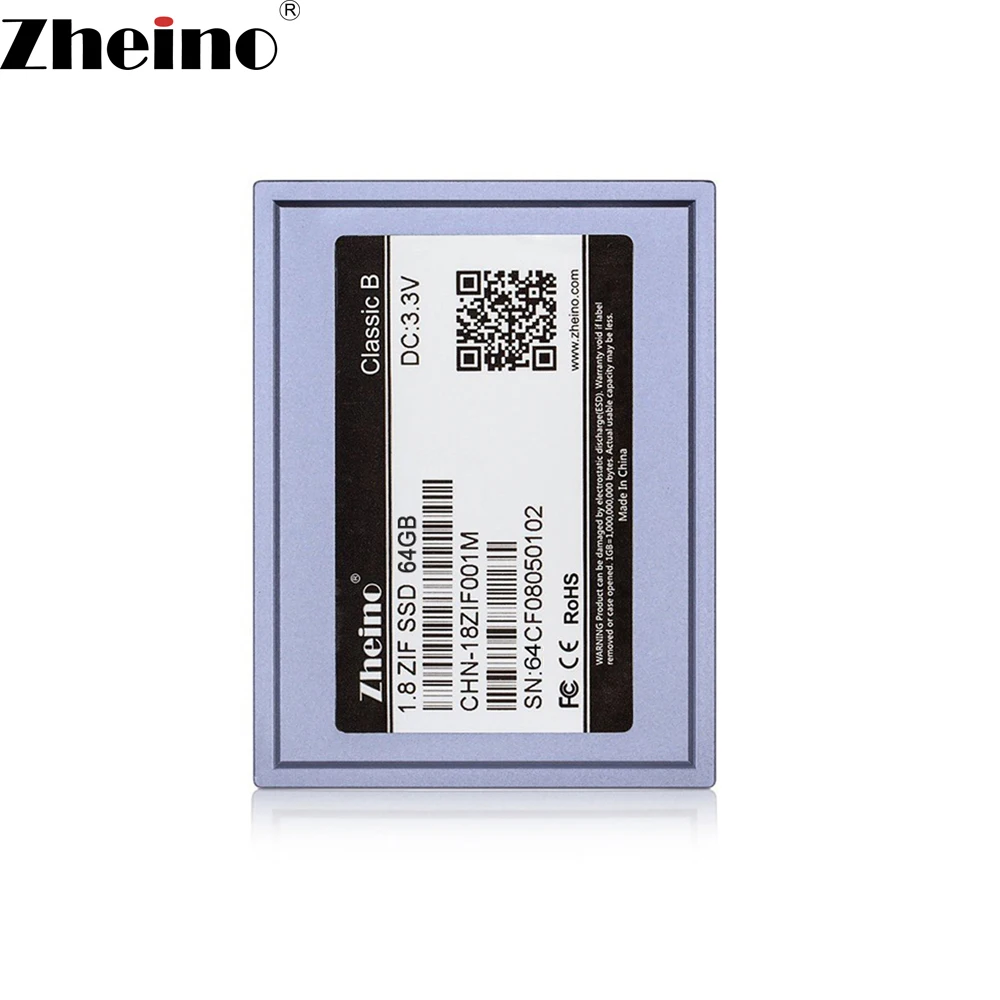 Zheino 1.8 &quotCE ZIF 64 ГБ SSD (2D MLC не TLC) твердотельные накопители для Dell D420 D430 HP1010TU ipod classic