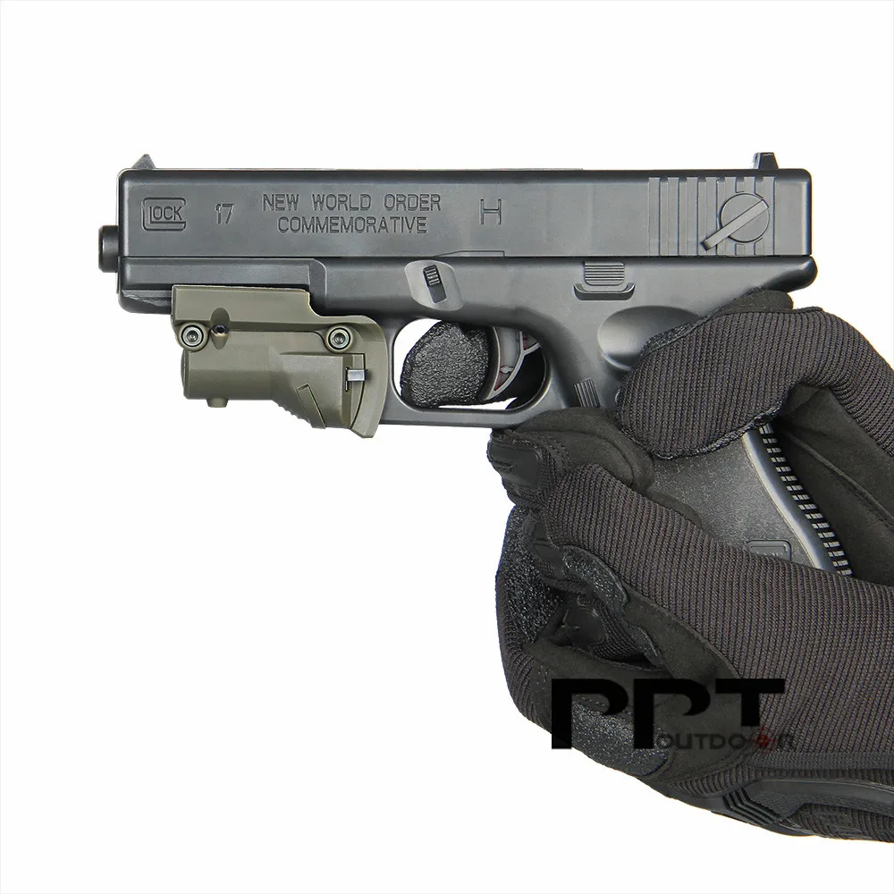 PPT красный лазерный тактический прицел заряженные пистолеты Glock лазерная указка