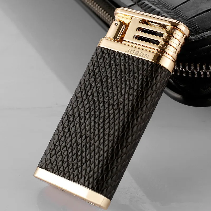 Новинка 2018 кожаная USB зажигалка с подзарядкой электронная лампа двойной дугой