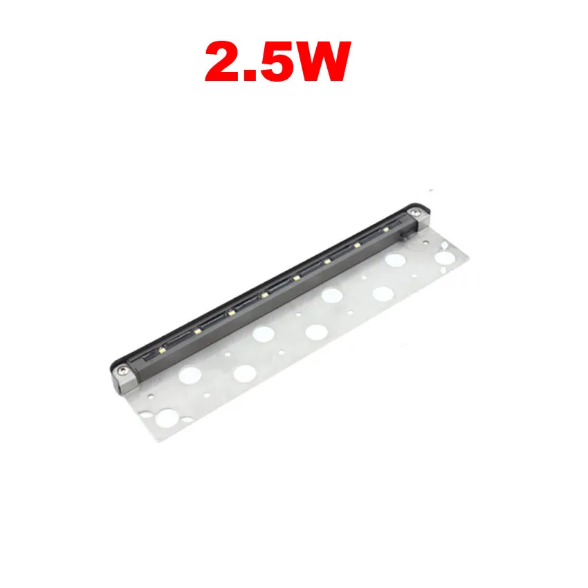 12 V AC DC мотор шестерни низкой Напряжение наружное светодиодное ландшафтное освещение Hardscape с ограничителем Подпорная стенка свет светодиодный свет бар монтажный кронштейн - Испускаемый цвет: 2.5W With Bracket