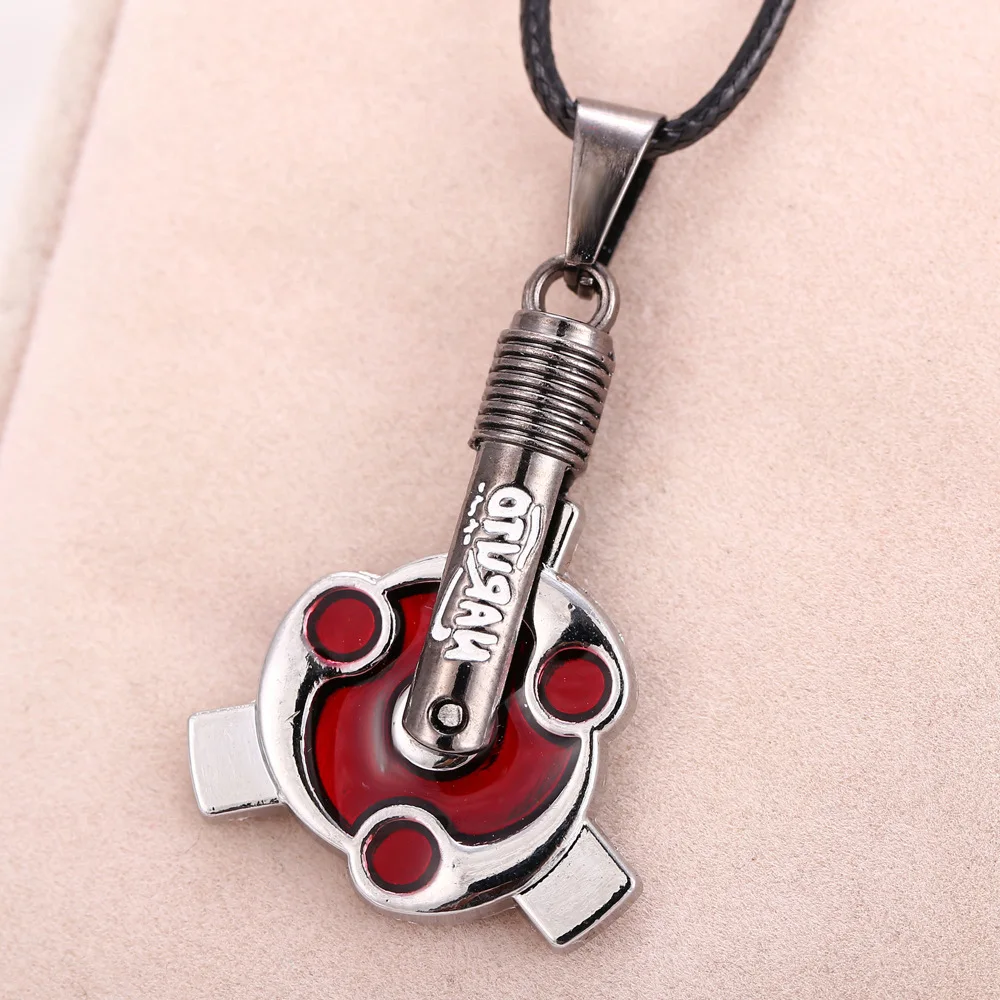 ZIDOM hot anime Naruto UchihaMadara Mangikiu Shalingan fashionable pendant necklace intricate For souvenir gifts | Украшения и