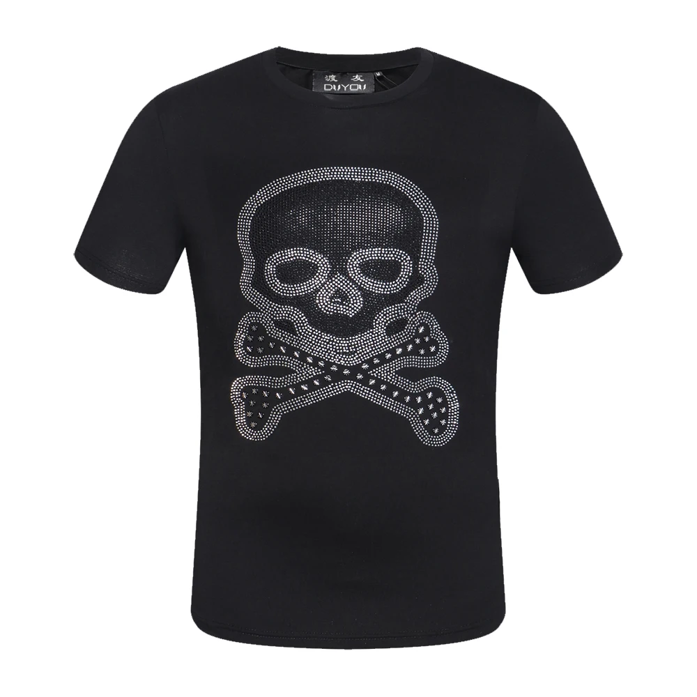 

PPFRIEND fashion Skull T shirt men brand clothing new design summer T-shirt male top quality 100% cotton Tees ADT702188