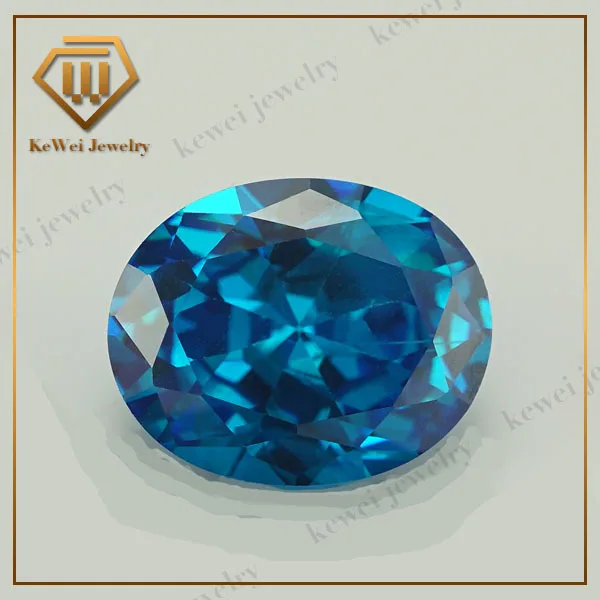 Овальный Форма Aqua синий свободные ЧР камня 10 шт. 3*5mm 12*16 мм Искусственные камни