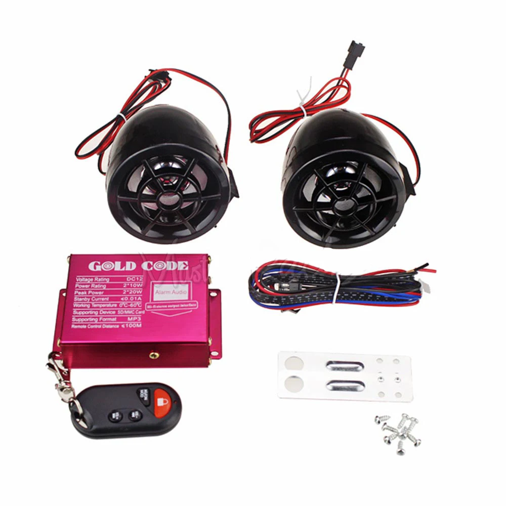 Беспроводная Противоугонная сигнализация для мотоцикла DC 12 В мотоциклетный