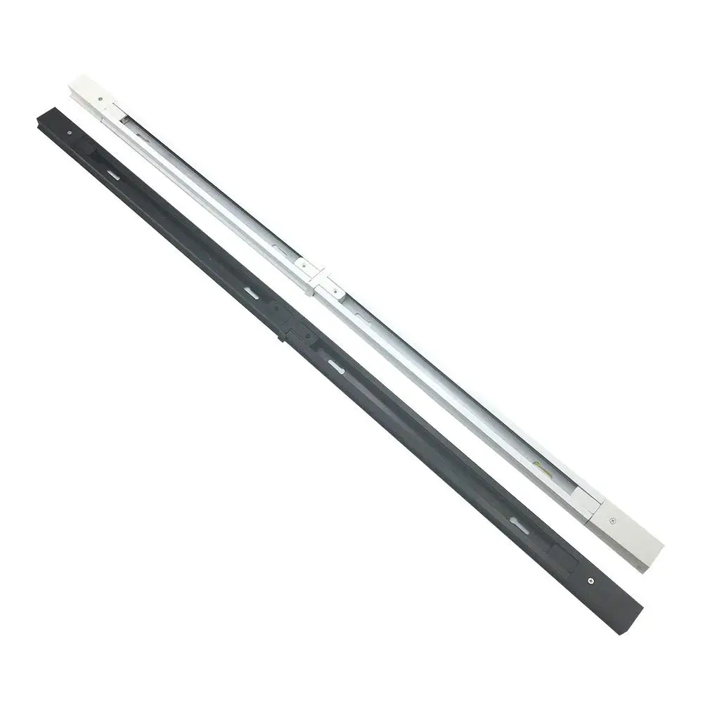 

4pcs LED track rail 2 Wire Universal Rail Connector For Modern Lamp 0.5M thick aluminum track light LED spotlight rails