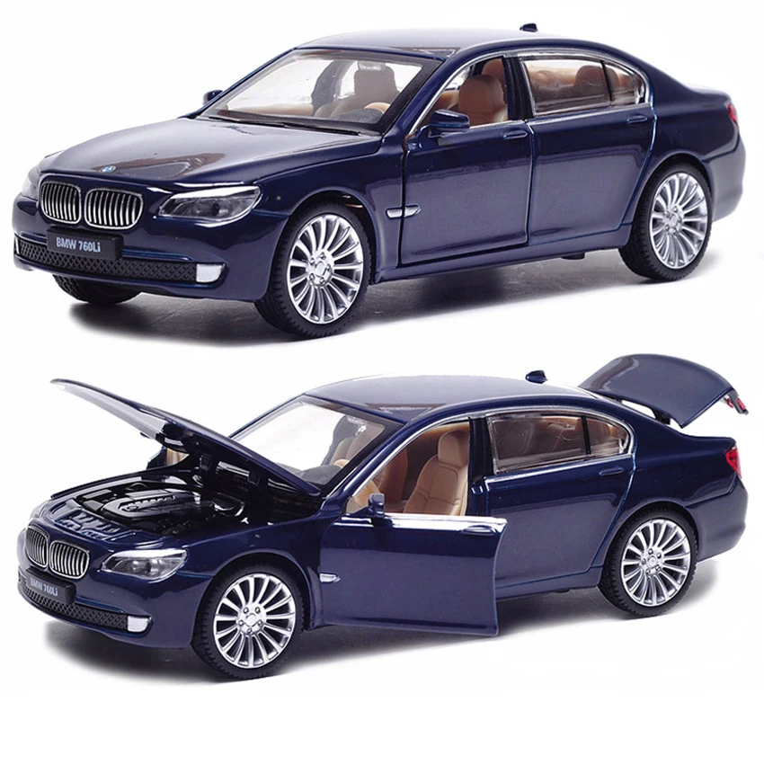 1:32 модель игрушечного автомобиля 760Li купе детские игрушки из сплава оригинальная