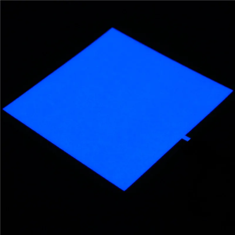 Blue Светодиодный Панель, 10x10 см EL Подсветка, EL Панель+ 3V инфертор - Испускаемый цвет: Blue