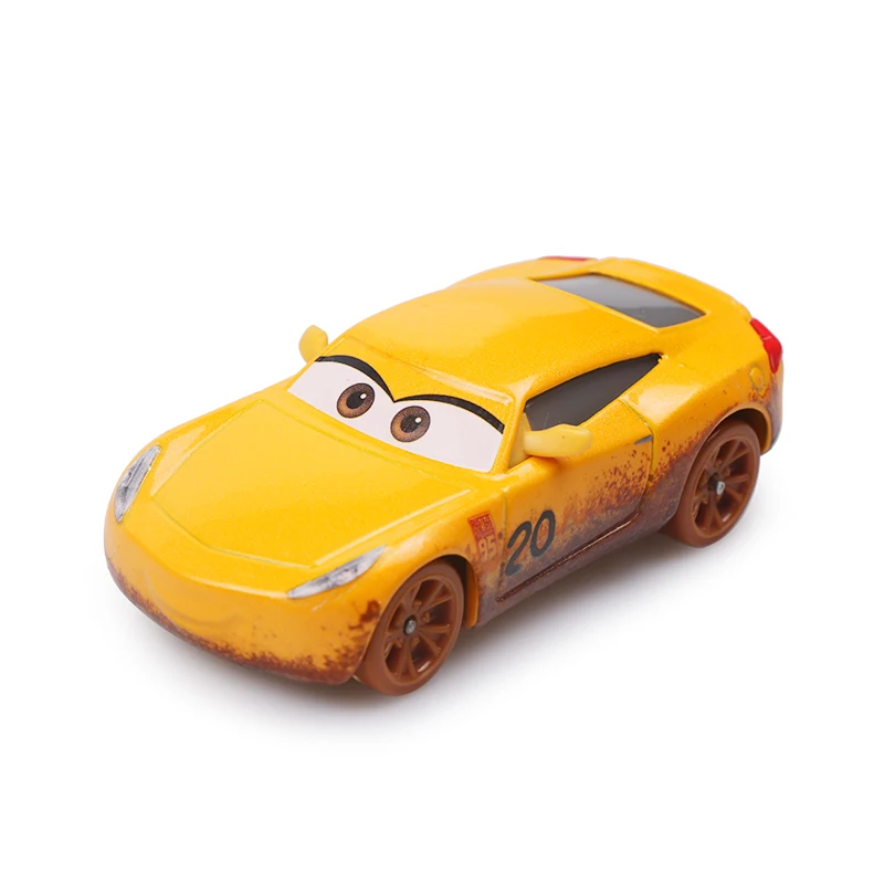 Дисней Pixar тачки 3 Новая роль Круз Рамирез Молния Маккуин литая металлическая