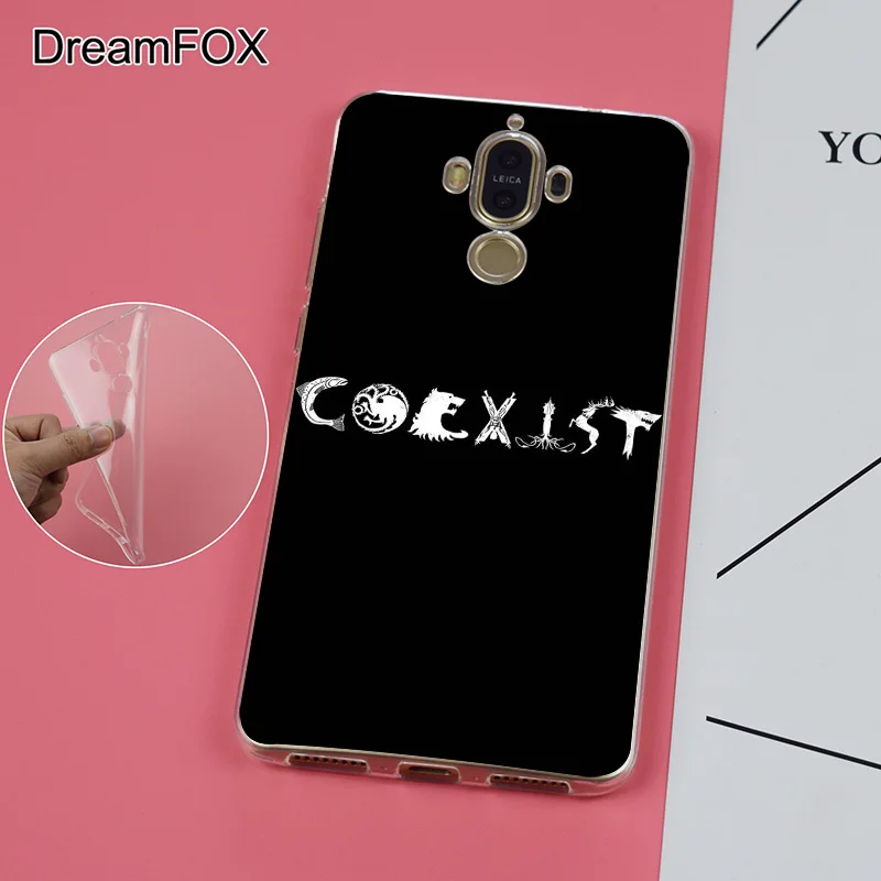 Dreamfox K052 сосуществуют tumblr Мягкие TPU силиконовый чехол для Huawei Коврики G 7 8 9 10 Nova 2 Lite
