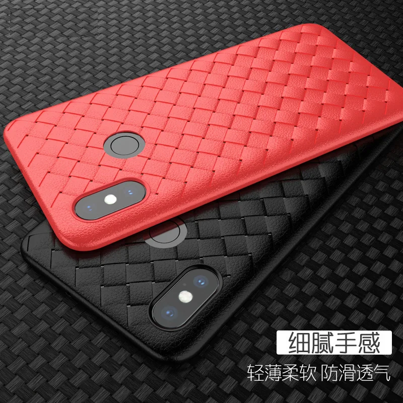 AKBKTII for xiaomi redmi 7 note case Super soft Grid Weaving Slim Protective celular 4X 6a 6Pro 5A 5Plus | Мобильные телефоны и