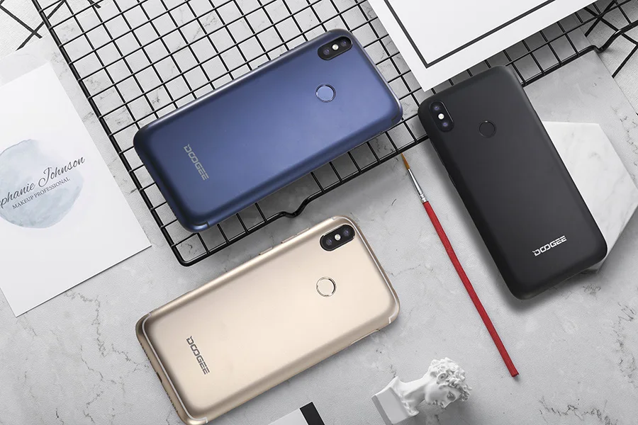 DOOGEE BL5500 Lite u-образная Android 8,1 6,1" MTK6739 четырехъядерный 2 Гб ОЗУ 16 Гб ПЗУ 5500 мАч две sim-карты 13 МП отпечаток пальца мобильный телефон