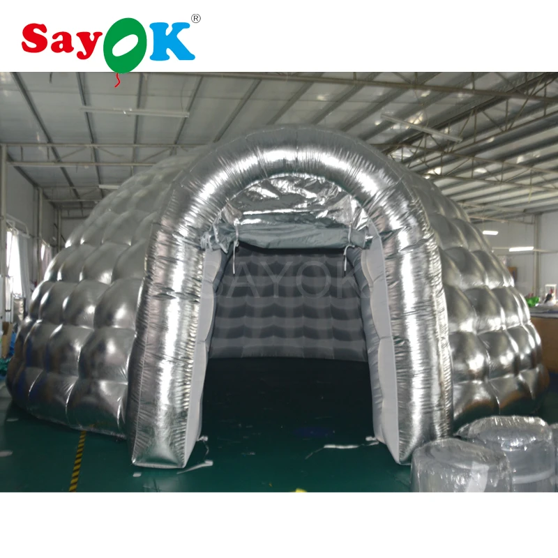 7 м Большая Надувная купольная палатка надувная igloo для мероприятия акция | Дом и