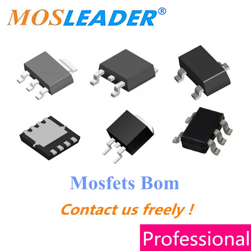 

Компоненты Mosleader, Bom pcb mosfets, список компонентов, свяжитесь с нами бесплатно