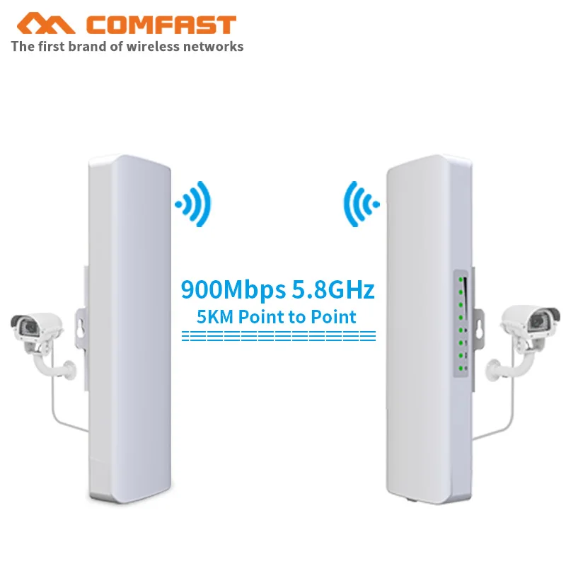COMFAST 3 5 км 300Mpbs & 900 Мбит/с беспроводной AP Мост длинный диапазон CPE 2 4G 8G wifi Усилитель