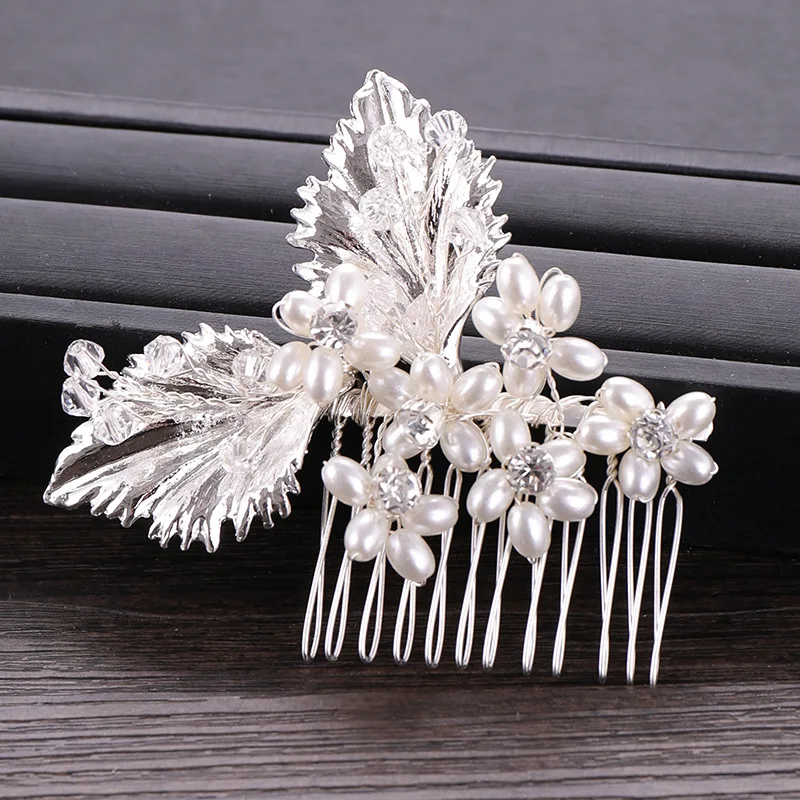 Various Hair Combs Wedding Ornaments Women Jewelry Accessories Rhinestone Head Decoration Pearl Bridal | Украшения и аксессуары
