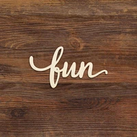 laser cut fun script wooden art sign wood decoration for party room gallery rustic gallery wall sign fun sign