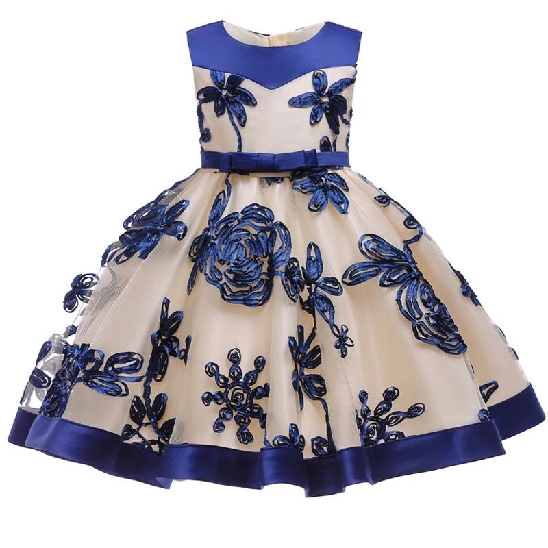 Easter Carnival Girls Party Princess Dress Kids Sequins Embroidered Formal Bridesmaid Wedding Birthday Christmas Ball Gown | Детская
