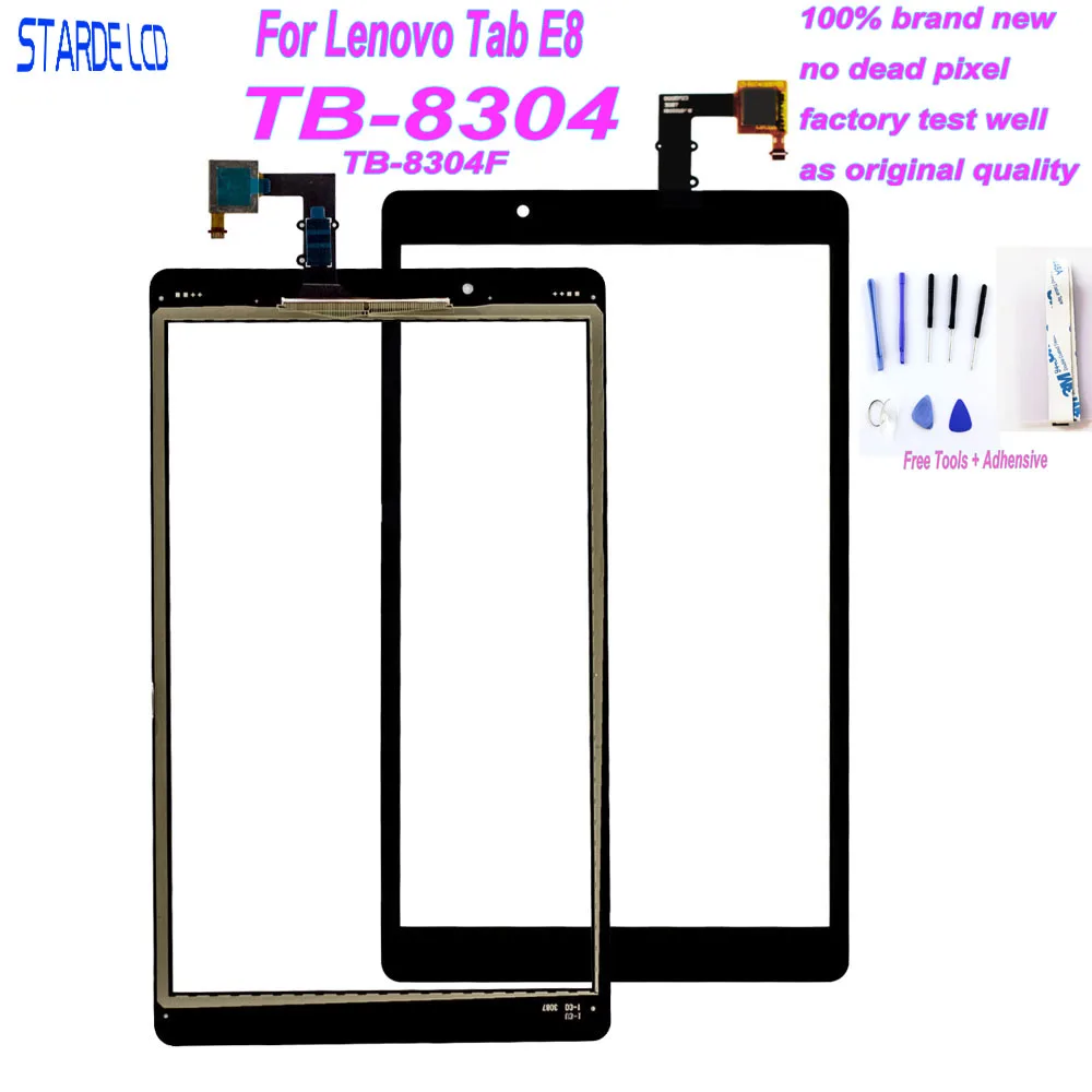 Новый сенсорный экран 8 дюймов для Lenovo Tab E8 ТБ 8304F1 TB 8304F 8304 с цифровым
