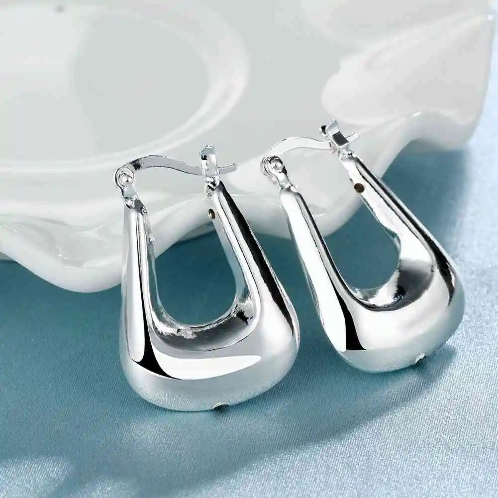 Хит продаж 2015 новые серебряные серьги зажим для лестницы фабричная оптовая