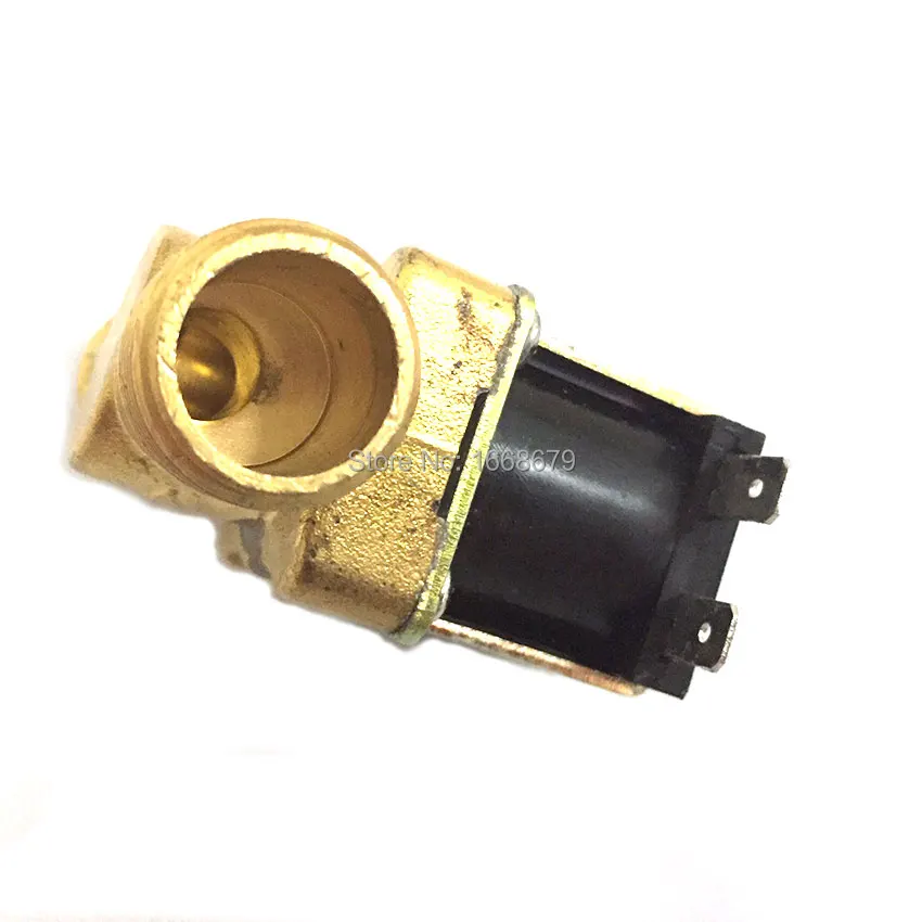 AC 220V 1/2 ''латунный Электрический электромагнитный клапан управления горячей