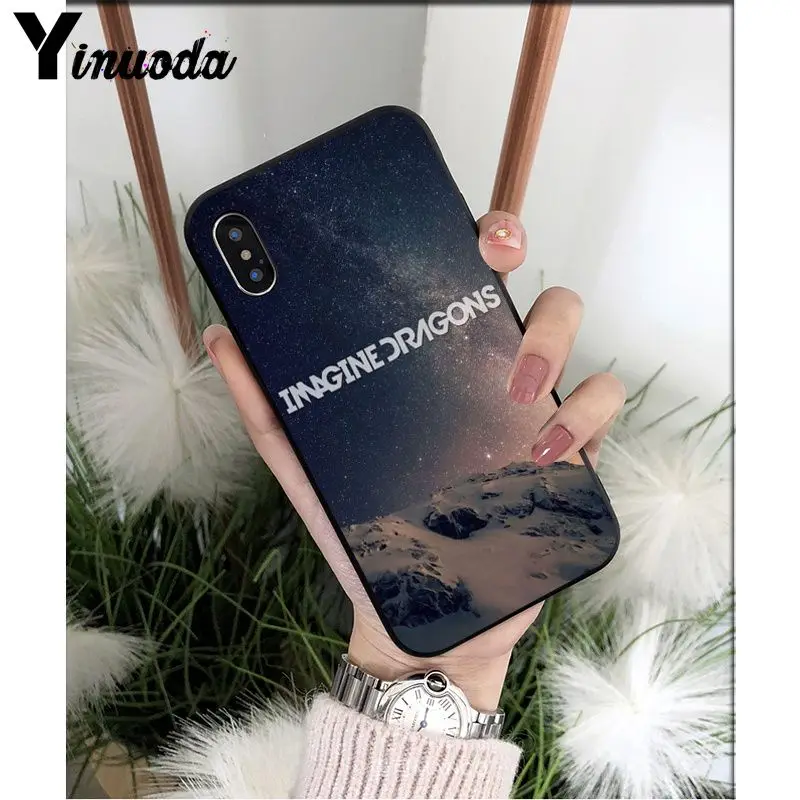 Yinuoda Ночная музыка imagine Dragon music кожаный чехол для телефона чехол для Apple iPhone 8 7 6 6S Plus X XS MAX 5 5S SE XR чехол