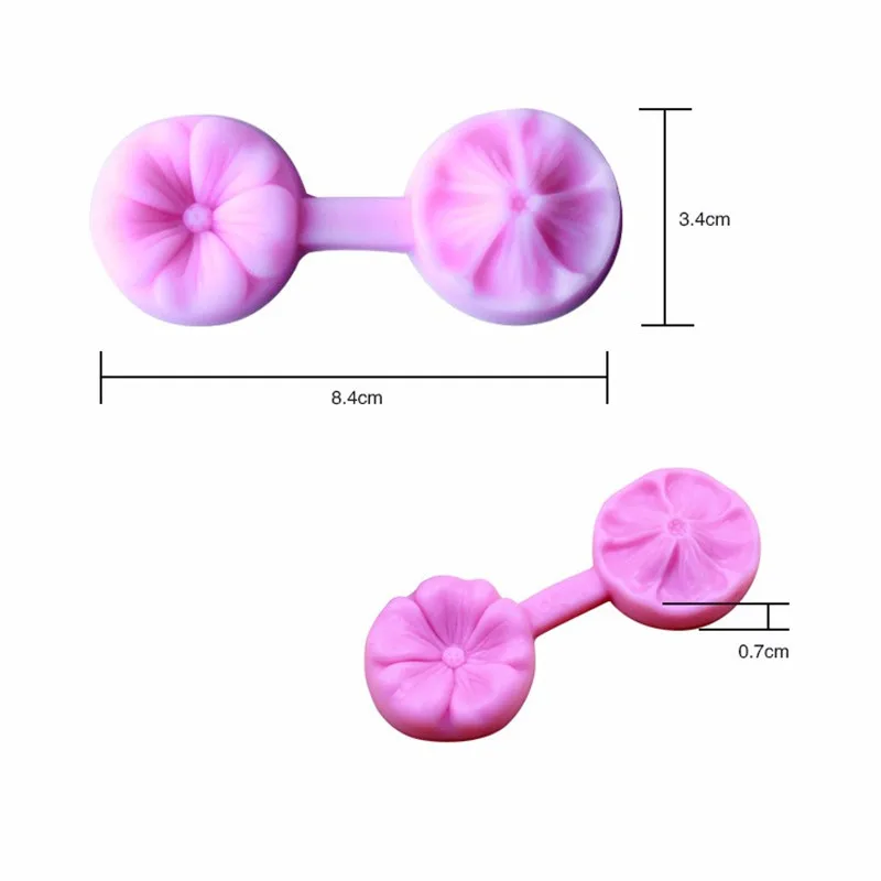 Силиконовые 3D формы для украшения торта сливовые лепестки имитация цветов Sugarcraft