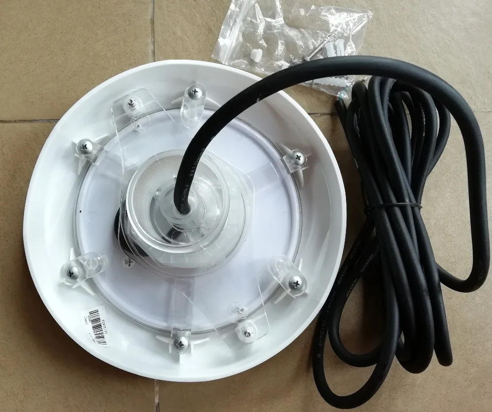 Подводный светодиодный светильник для бассейна SMD252leds 18W 12V RGB наполненный смолой