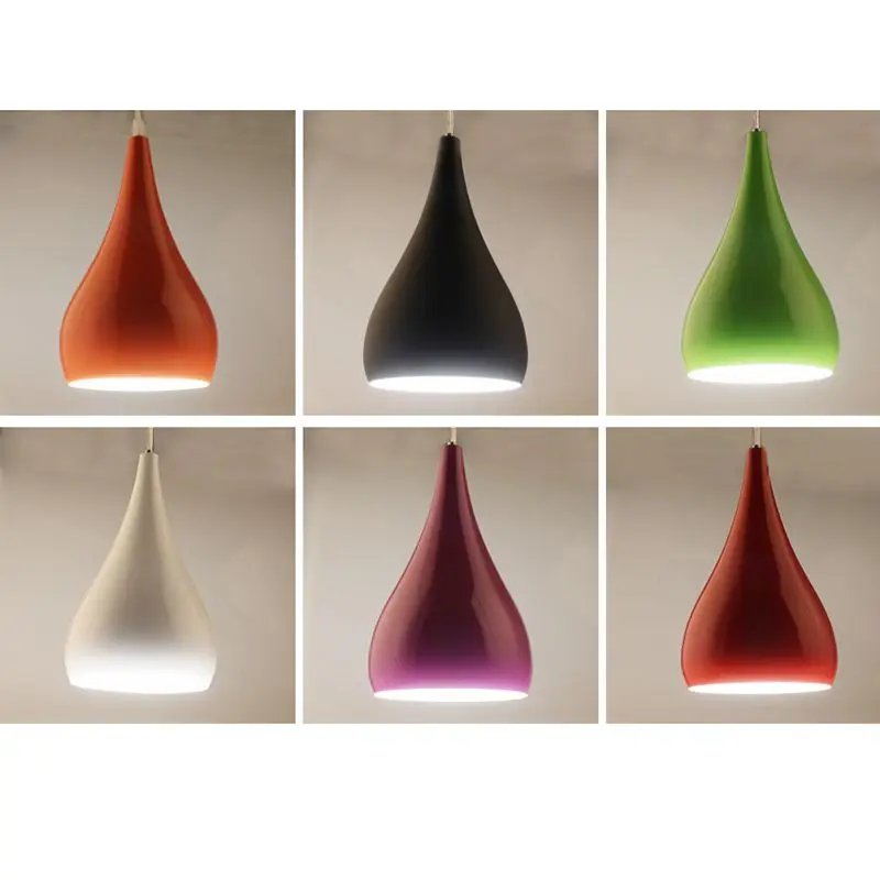 Современные подвесные светильники два простых форм различных Цвета лампы