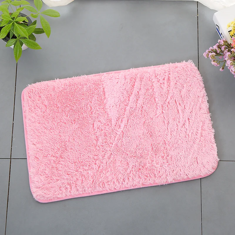 Современный моющийся ковер для дома гостиной спальни однотонный плотный коврик